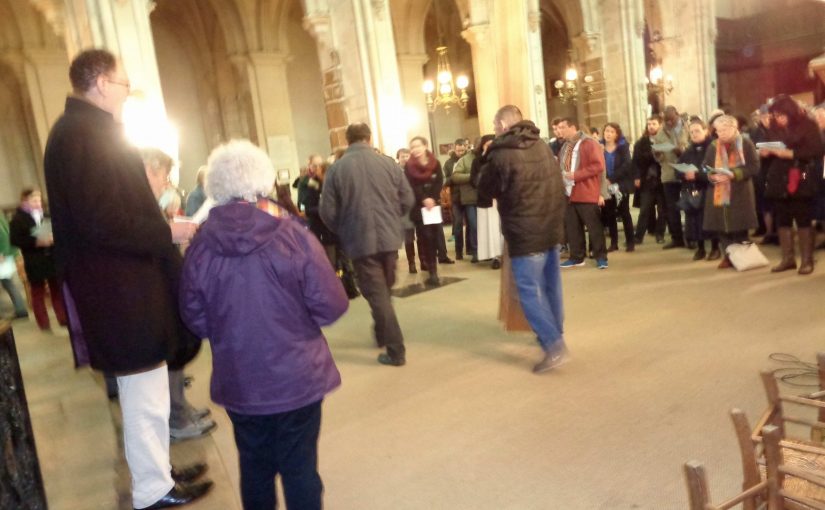 Chemin de croix 2015 avec les sans abris